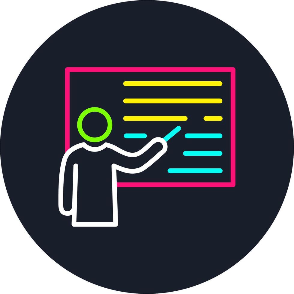 Work Line Multi Color Design vector