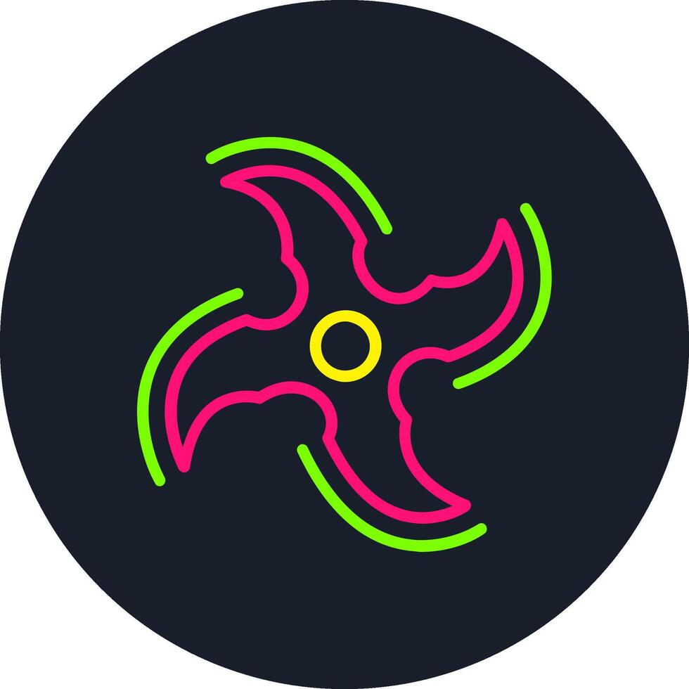 Makibishi Line Multi Color Design vector