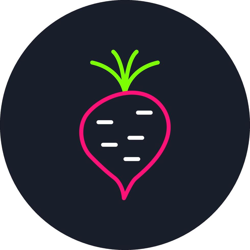 Beet Line Multi Color Design vector