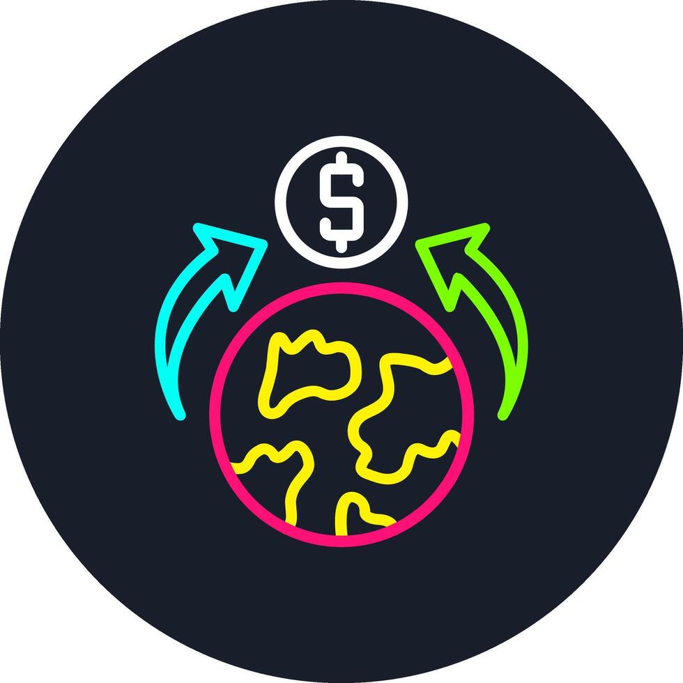 Synergy Line Multi Color Design vector