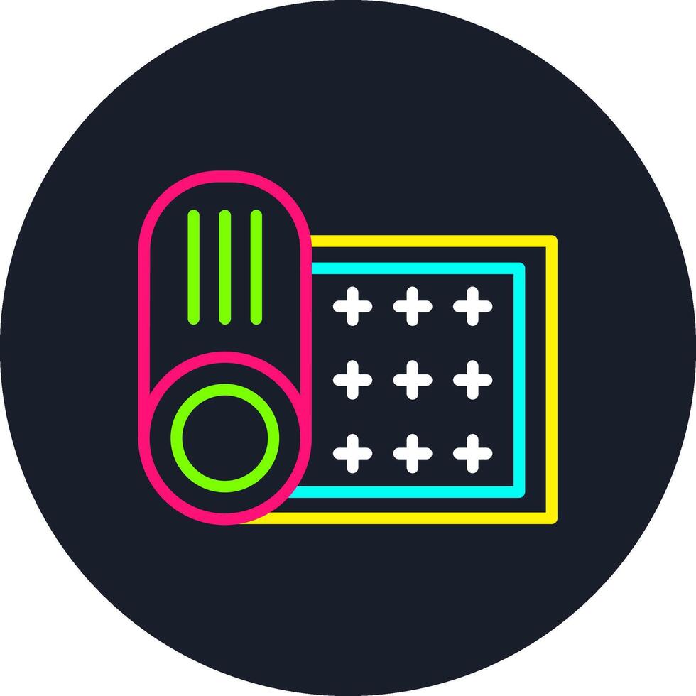 Fabric Line Multi Color Design vector