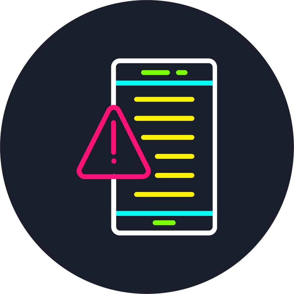Digital Detox Line Multi Color Design vector