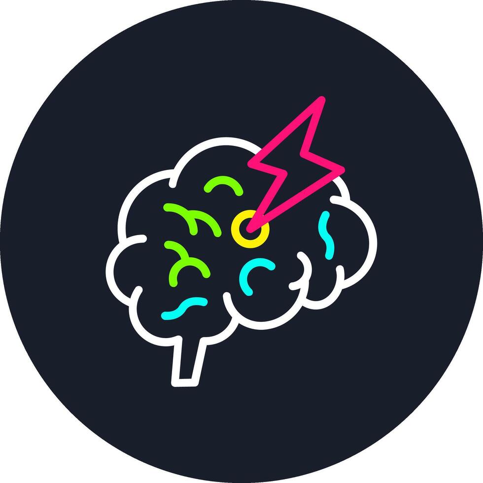 Stroke Line Multi Color Design vector
