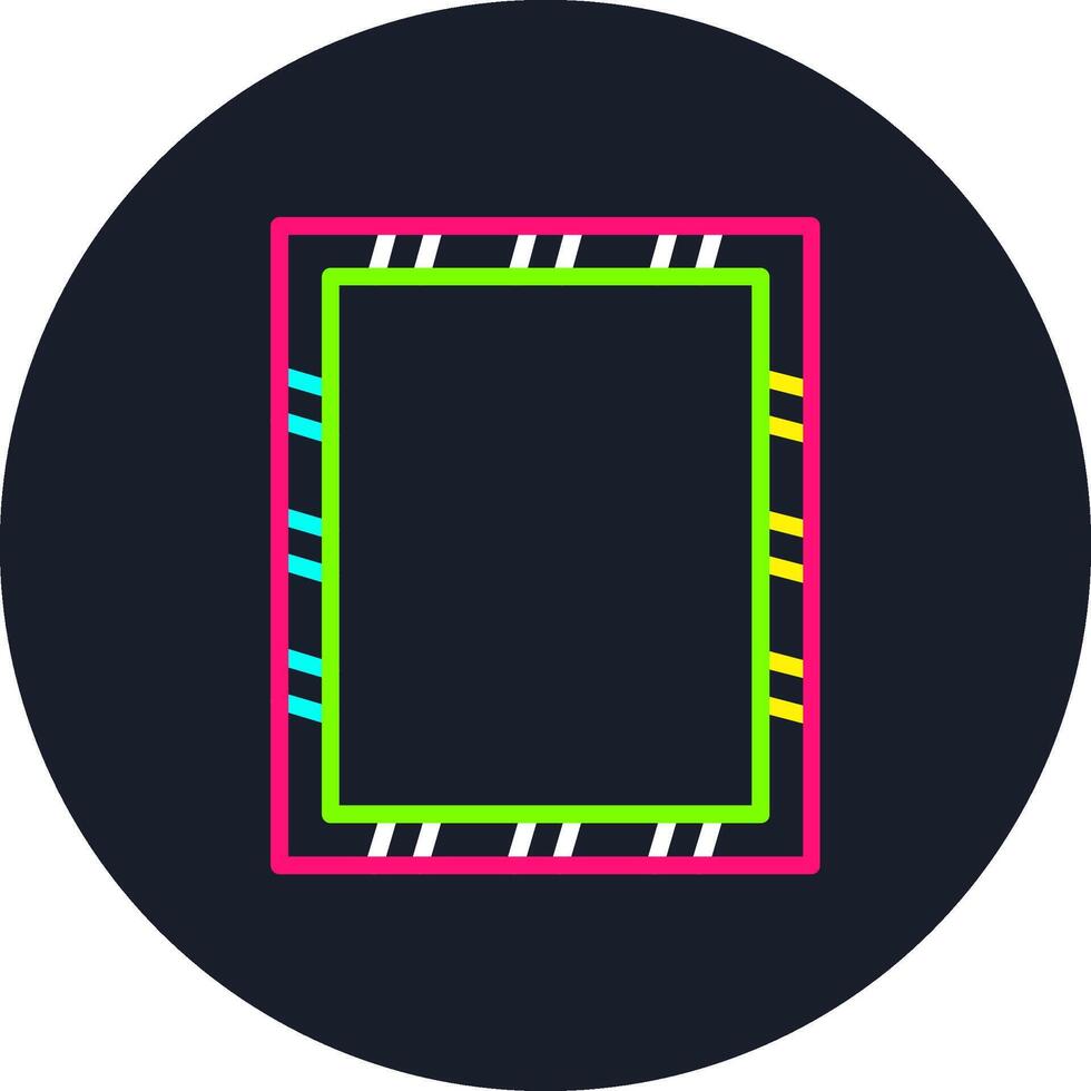Frame Line Multi Color Design vector