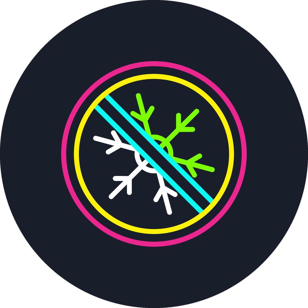 Snow Line Multi Color Design vector