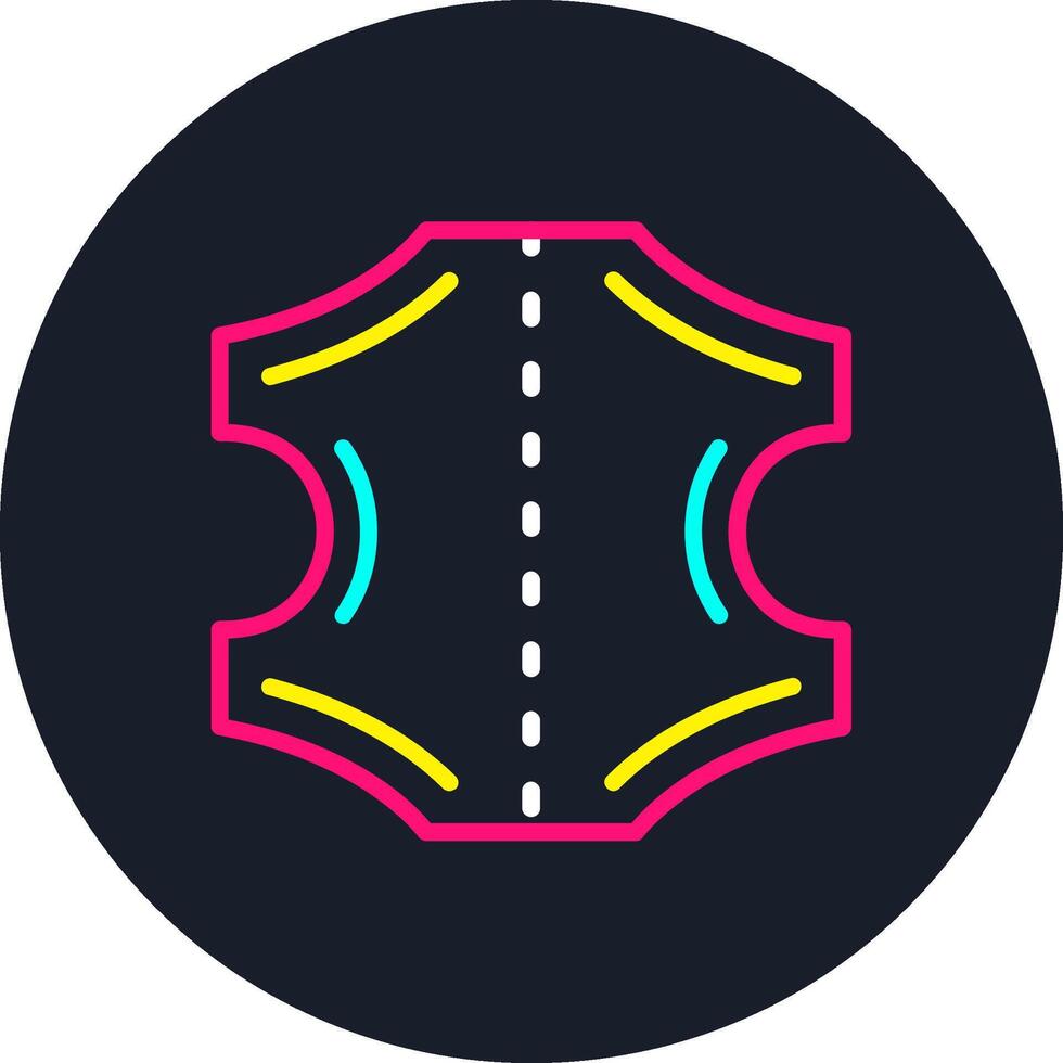Leather Line Multi Color Design vector