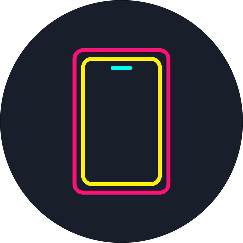 Smartphone Line Multi Color Design vector