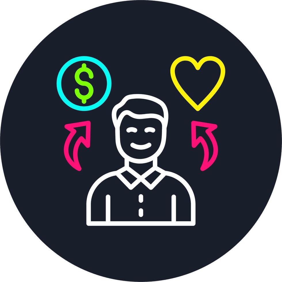 Needs Line Multi Color Design vector
