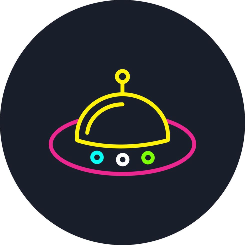 Fly Line Multi Color Design vector