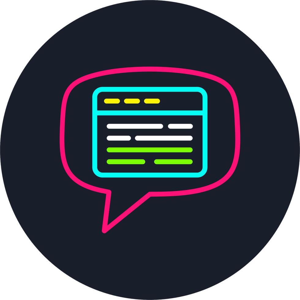 Web Line Multi Color Design vector