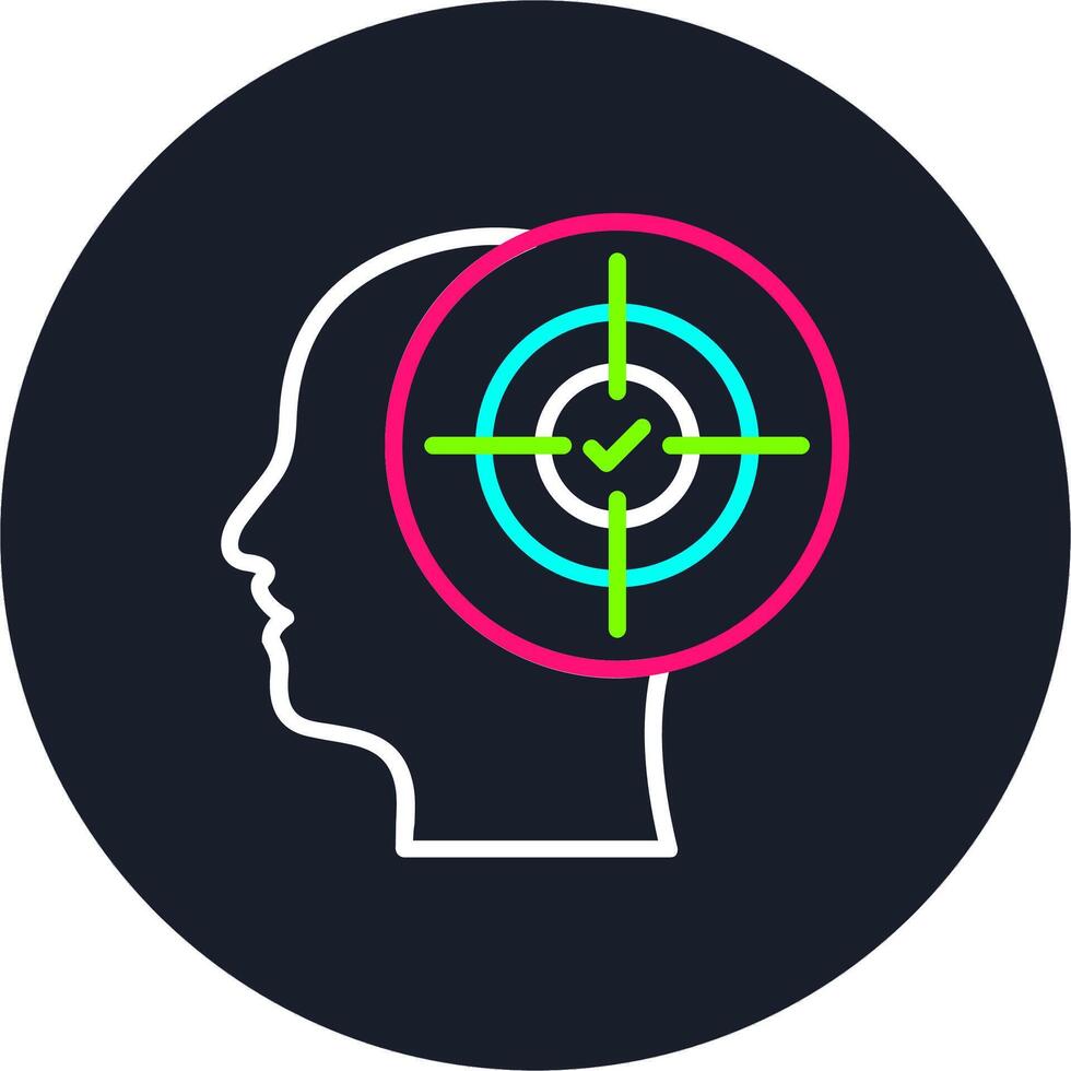 Concentration Line Multi Color Design vector