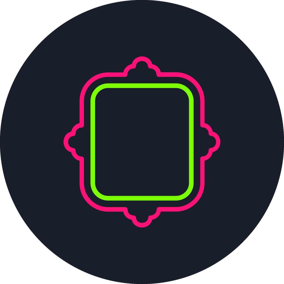 Frame Line Multi Color Design vector