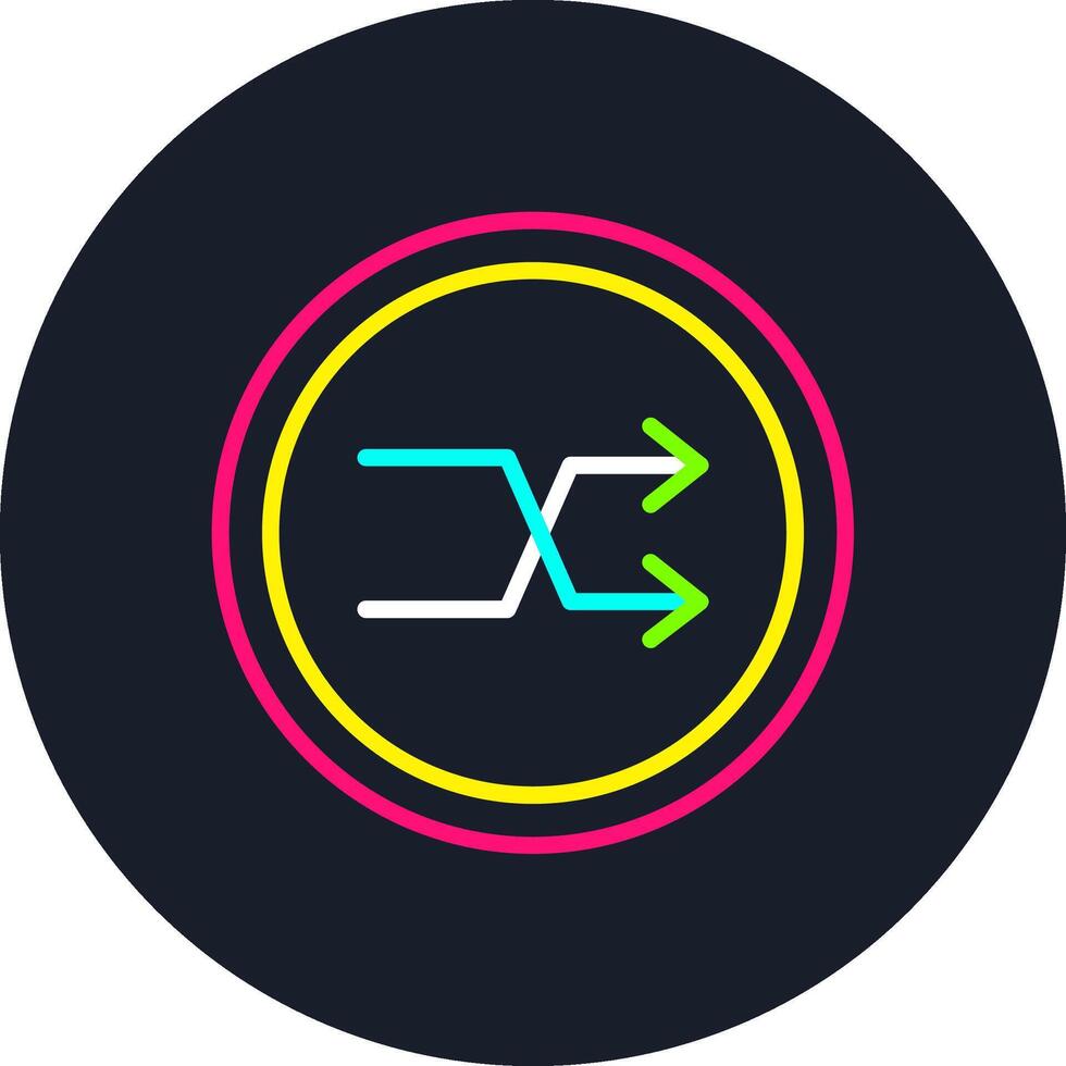 Random Line Multi Color Design vector