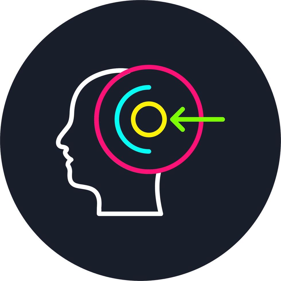 Perception Line Multi Color Design vector
