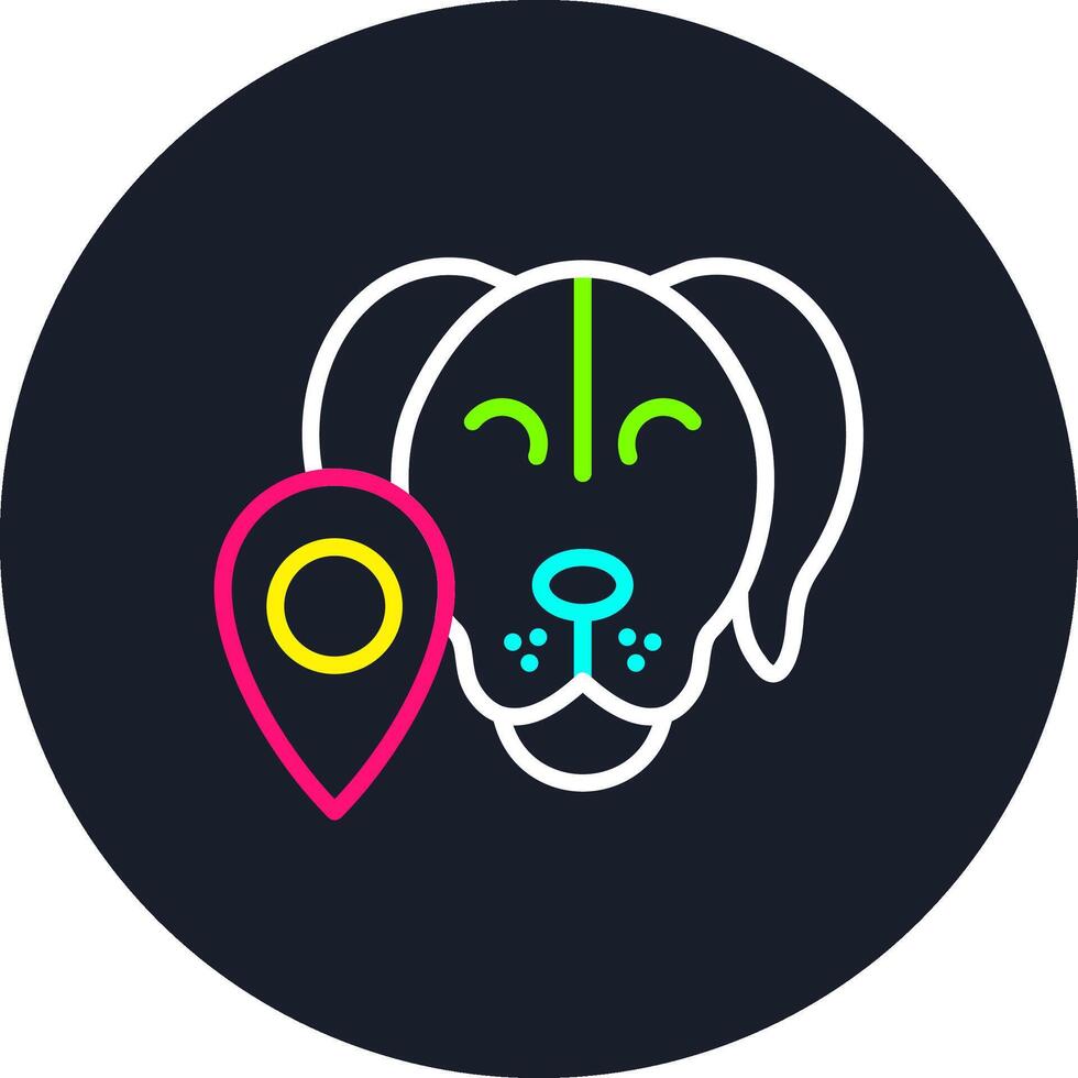 Placeholder Line Multi Color Design vector