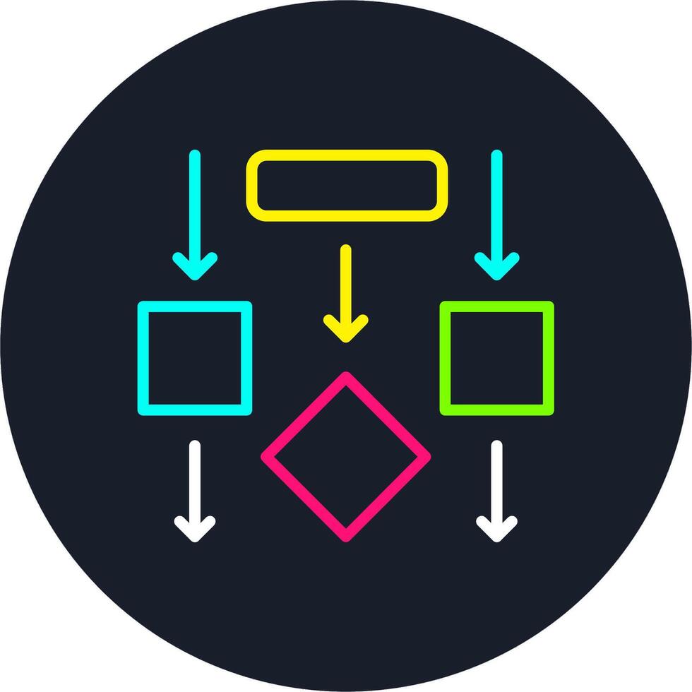 Flow Line Multi Color Design vector
