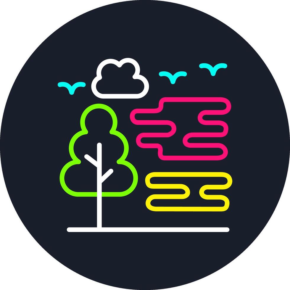 Fog Line Multi Color Design vector