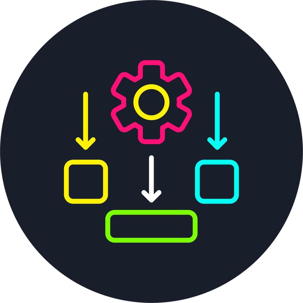 Scheme Line Multi Color Design vector