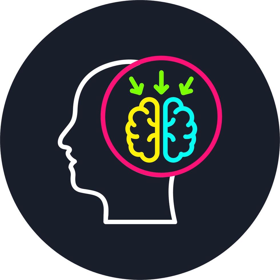 Brainstorming Line Multi Color Design vector