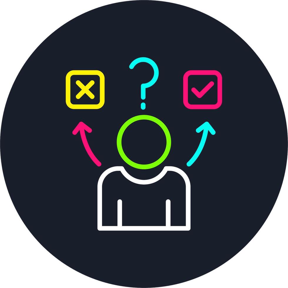 Confused Line Multi Color Design vector