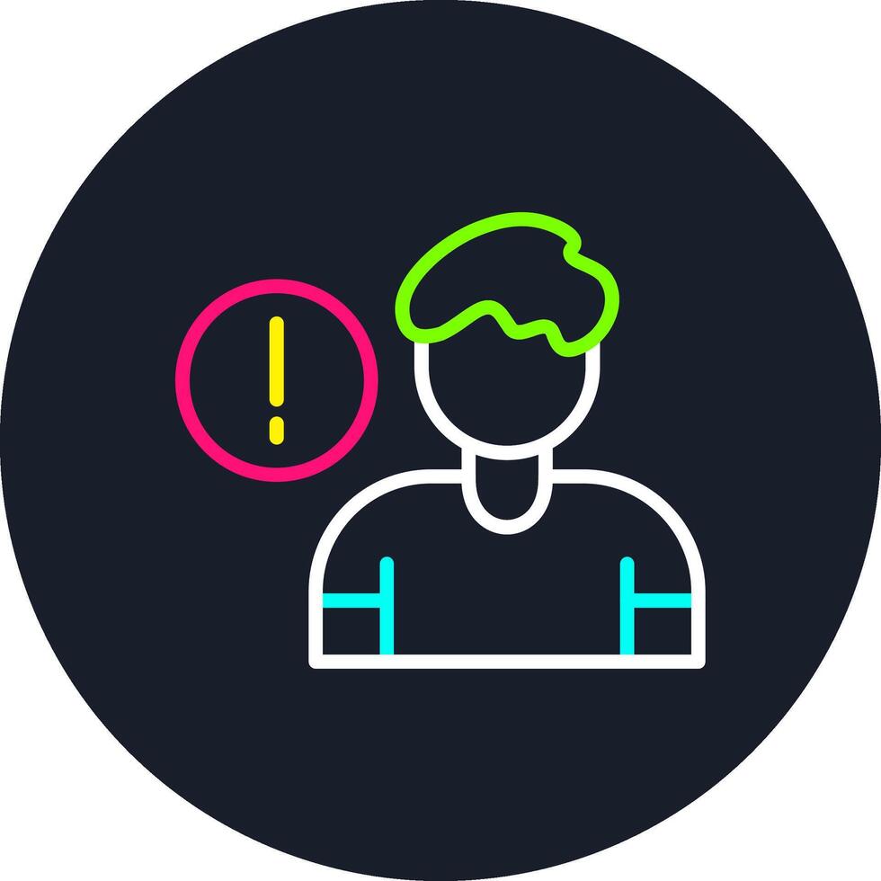 Information Line Multi Color Design vector