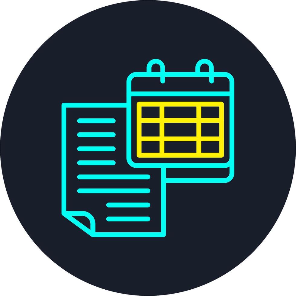 Notes Line Multi Color Design vector