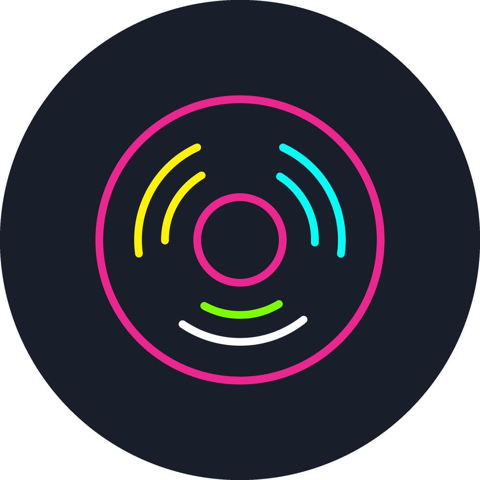 Dto línea multi color diseño vector