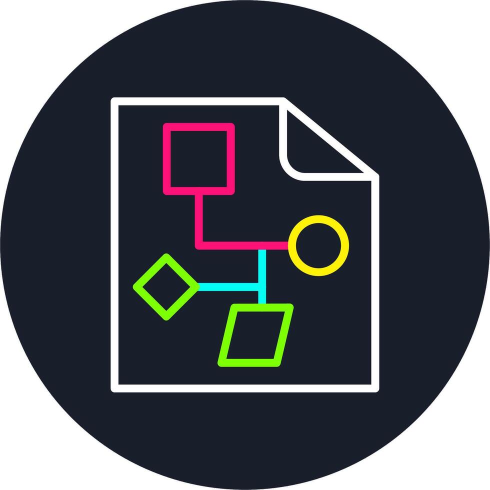 File Line Multi Color Design Line Multi Color Design vector
