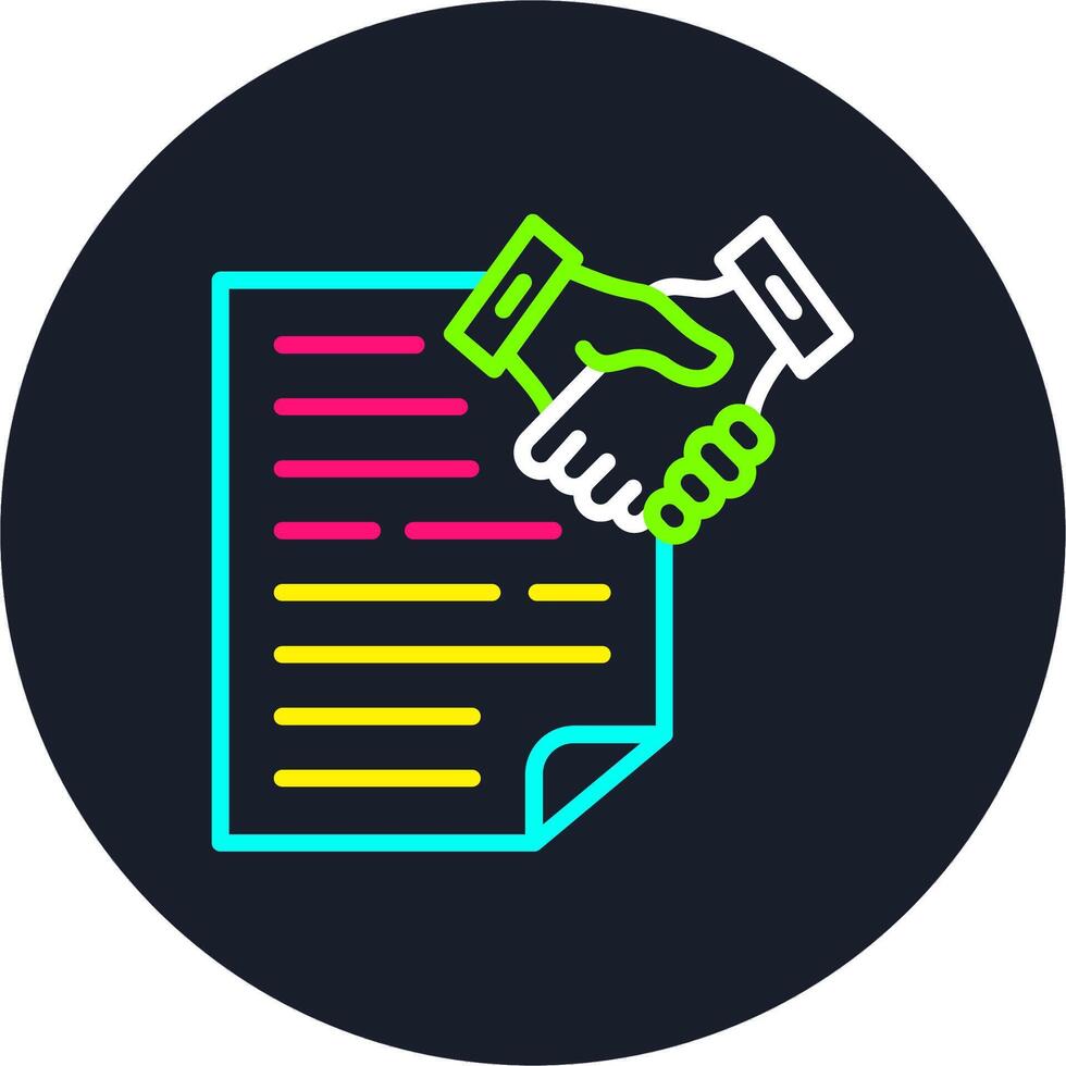 Deal Line Multi Color Design vector