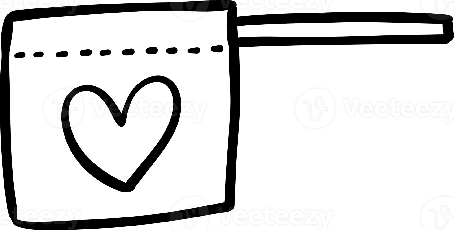 Retro Heart Flag Coloring Image png