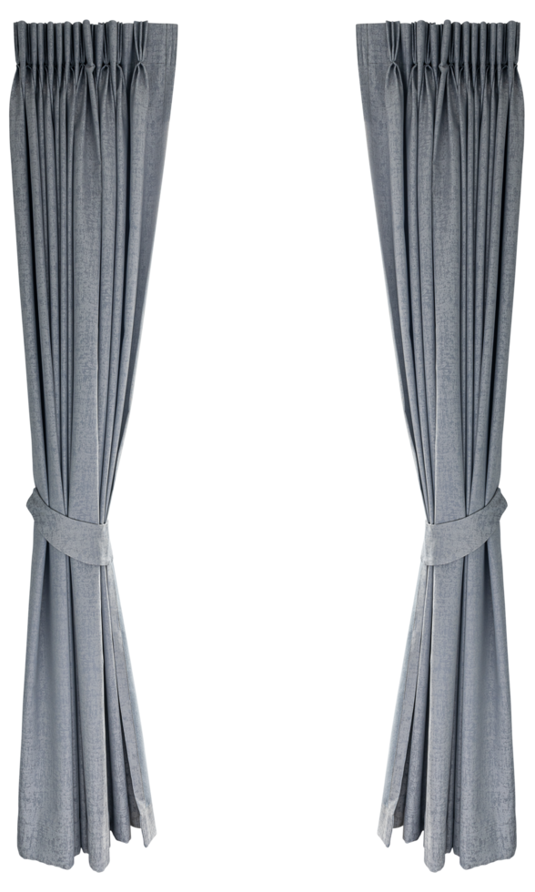 Mock up gray drapery png