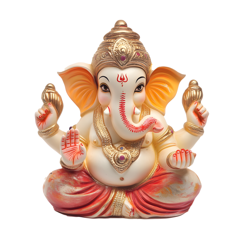 High-Resolution Lord Ganesha Statue for Custom Designs png
