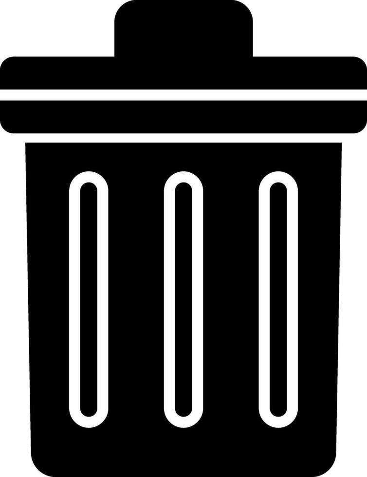 Bin Icon Design Symbol vector