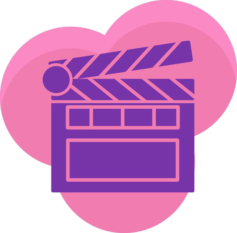Clapperboard Icon Design Symbol vector
