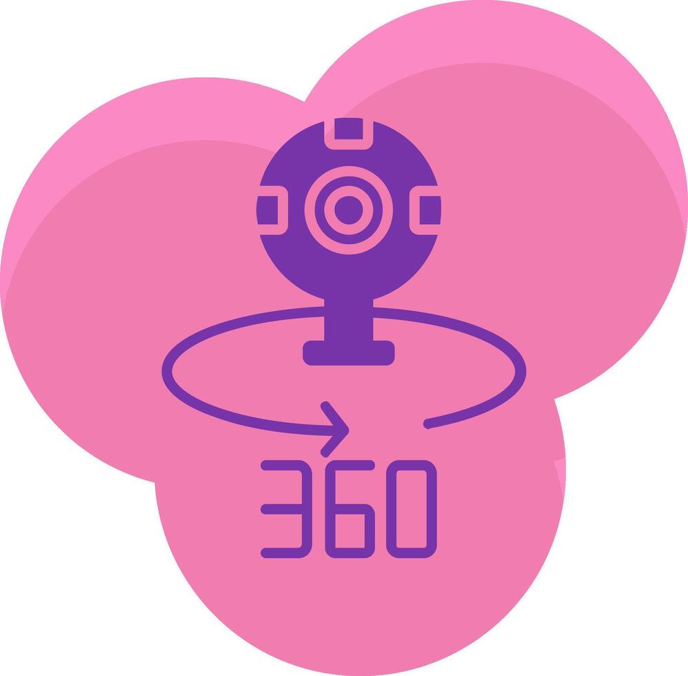 360 Camera Icon Design Symbol vector