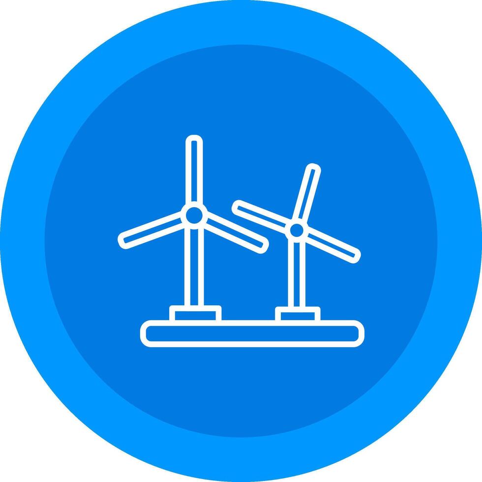 Wind Turbine Icon Design Symbol vector