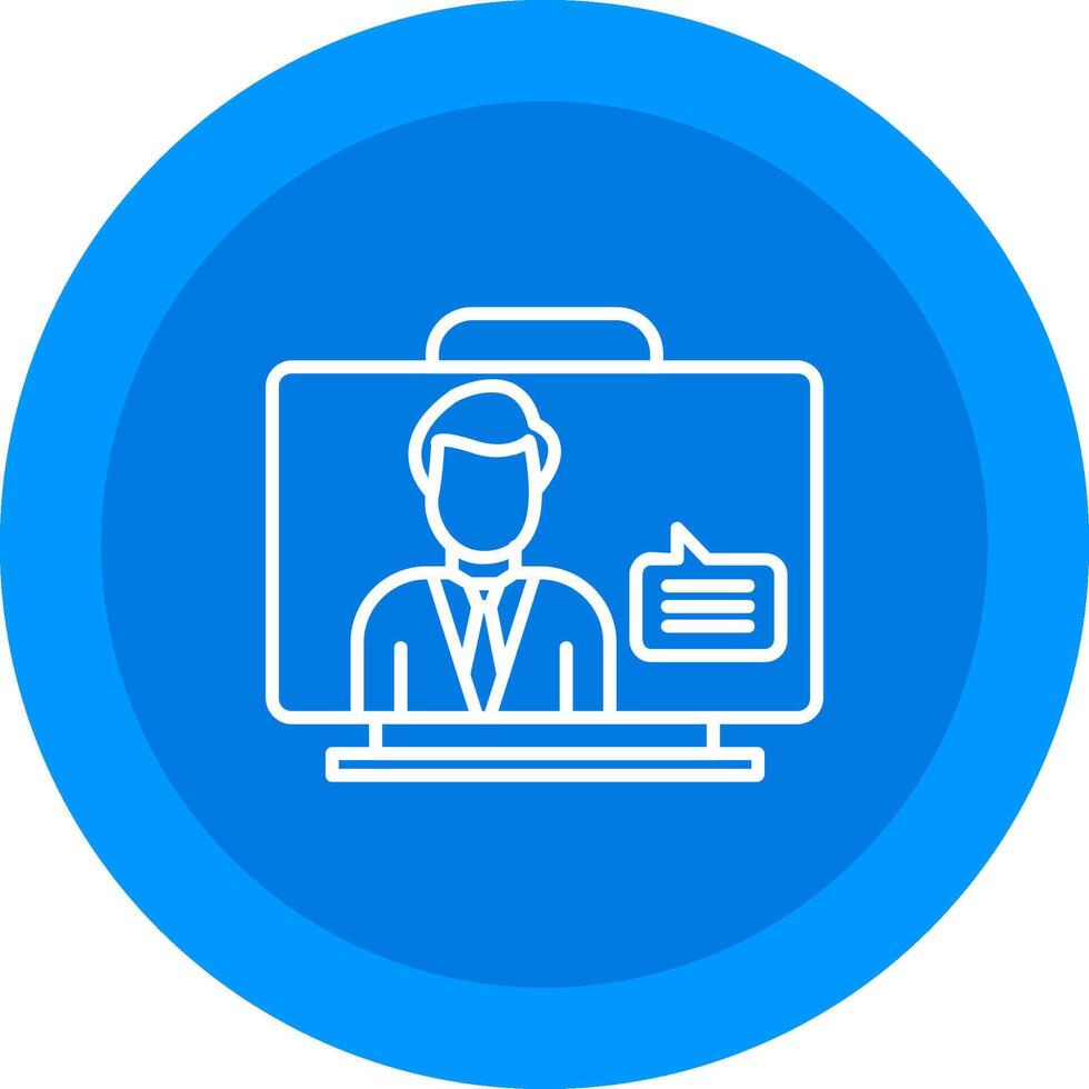 Virtual Assistant Icon Design Symbol vector