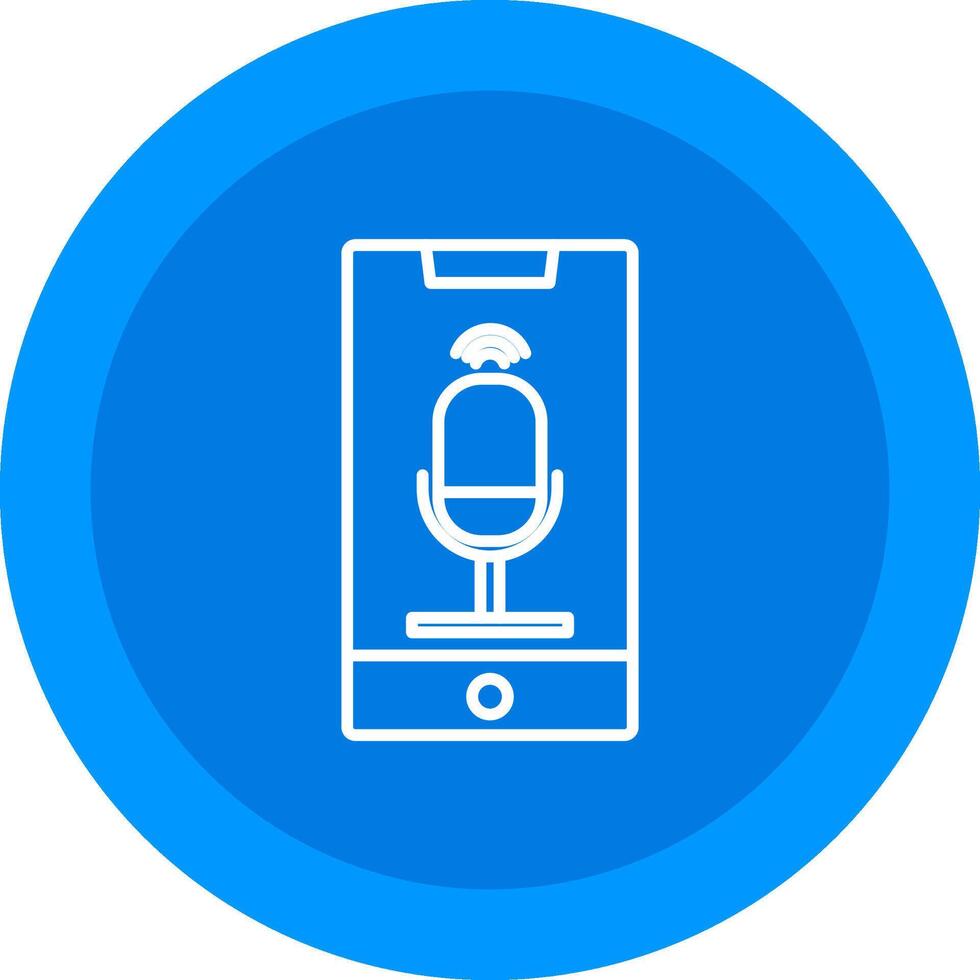 Voice Control Icon Design Symbol vector