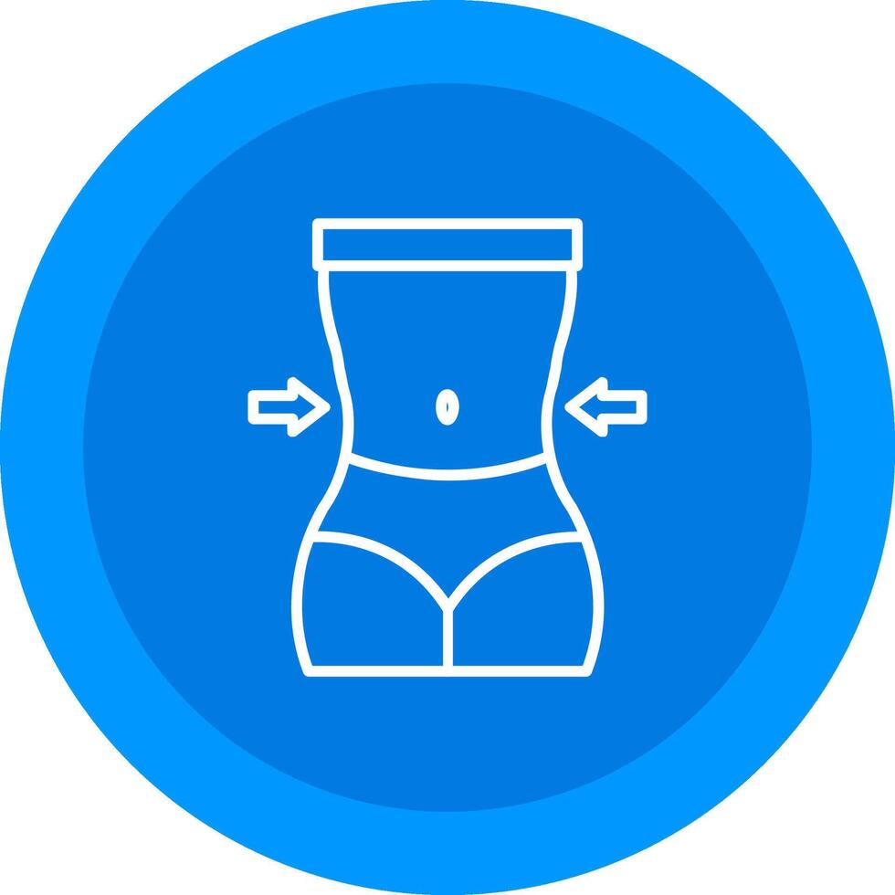 Waist Icon Design Symbol vector