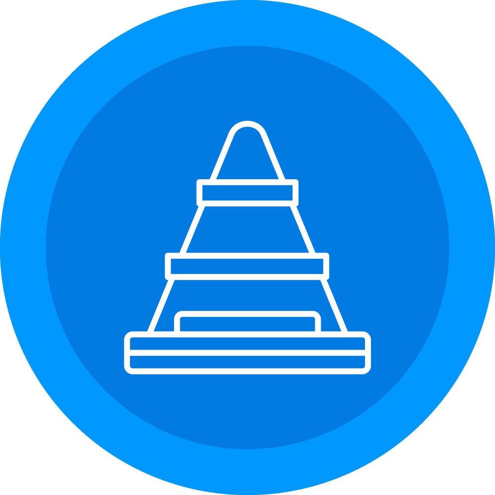Traffic Cone Icon Design Symbol vector