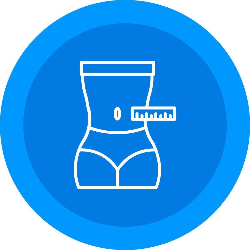Waist Icon Design Symbol vector