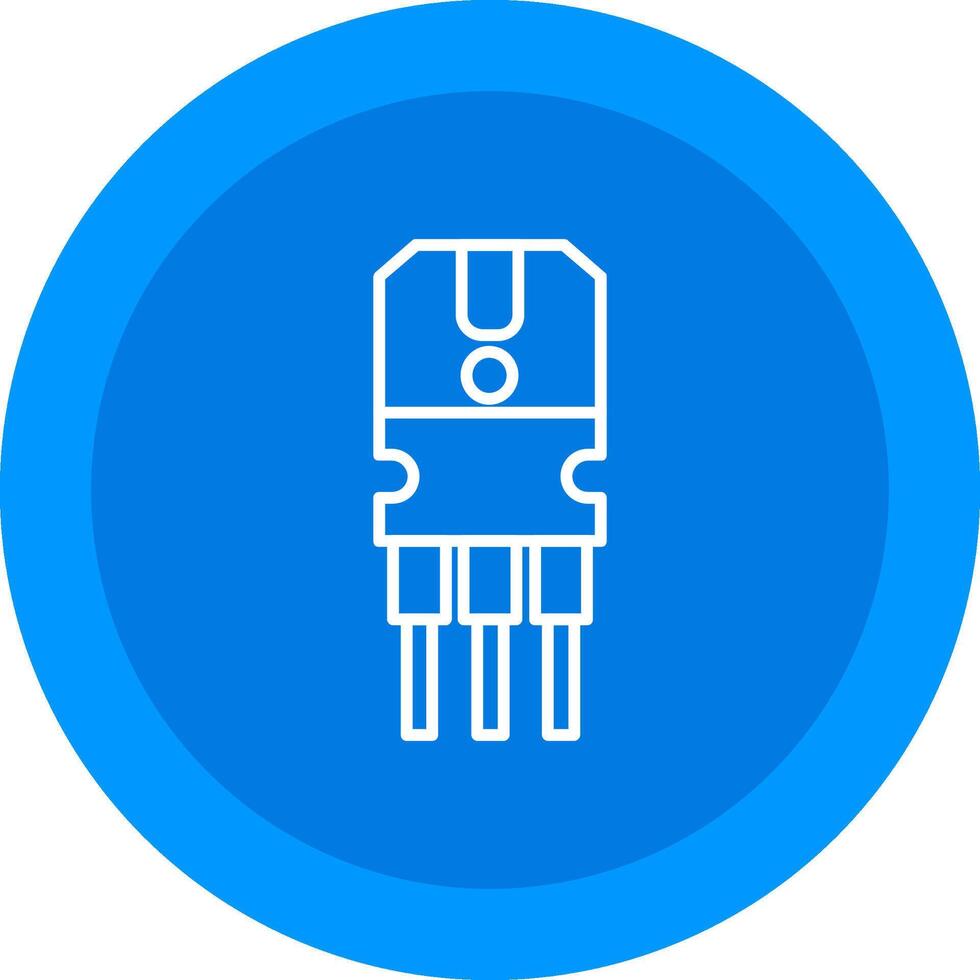 Transistor Icon Design Symbol vector