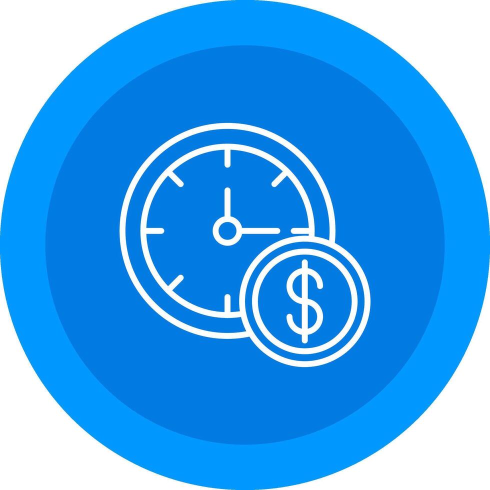 Time Is Money Icon Design Symbol vector
