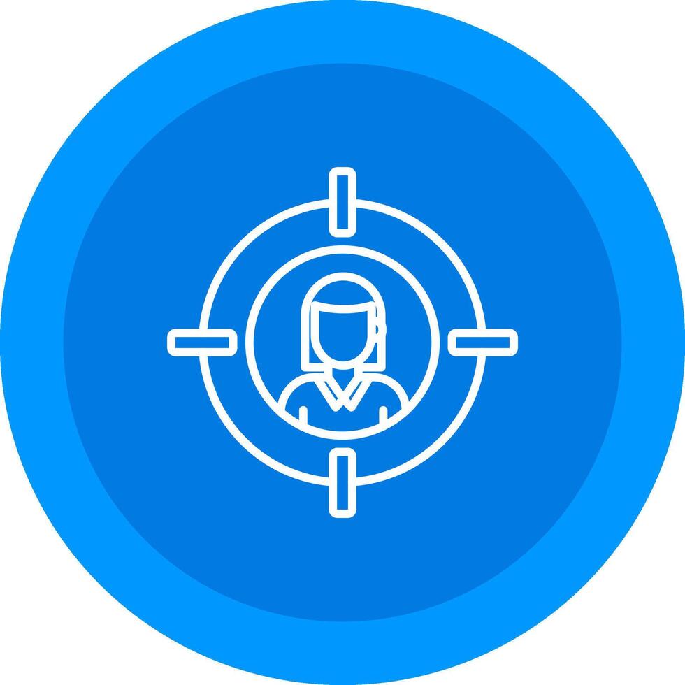 Target Icon Design Symbol vector