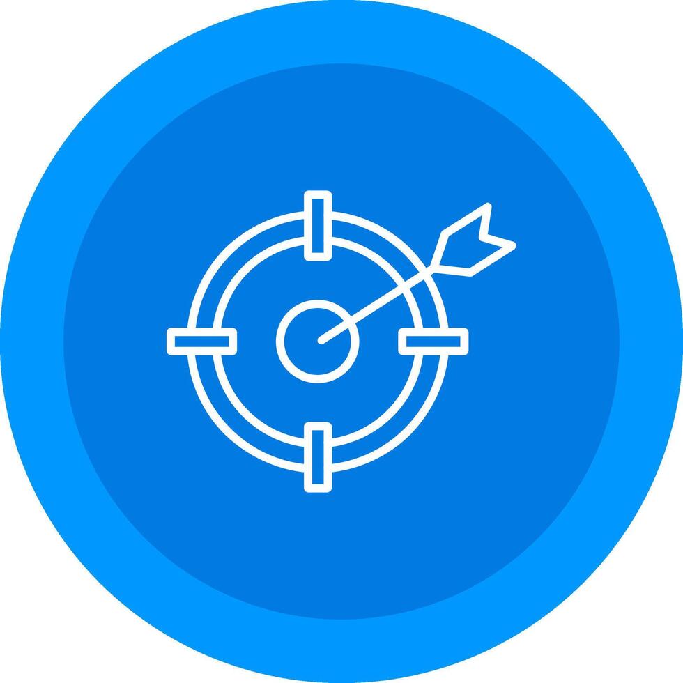 Target Icon Design Symbol vector
