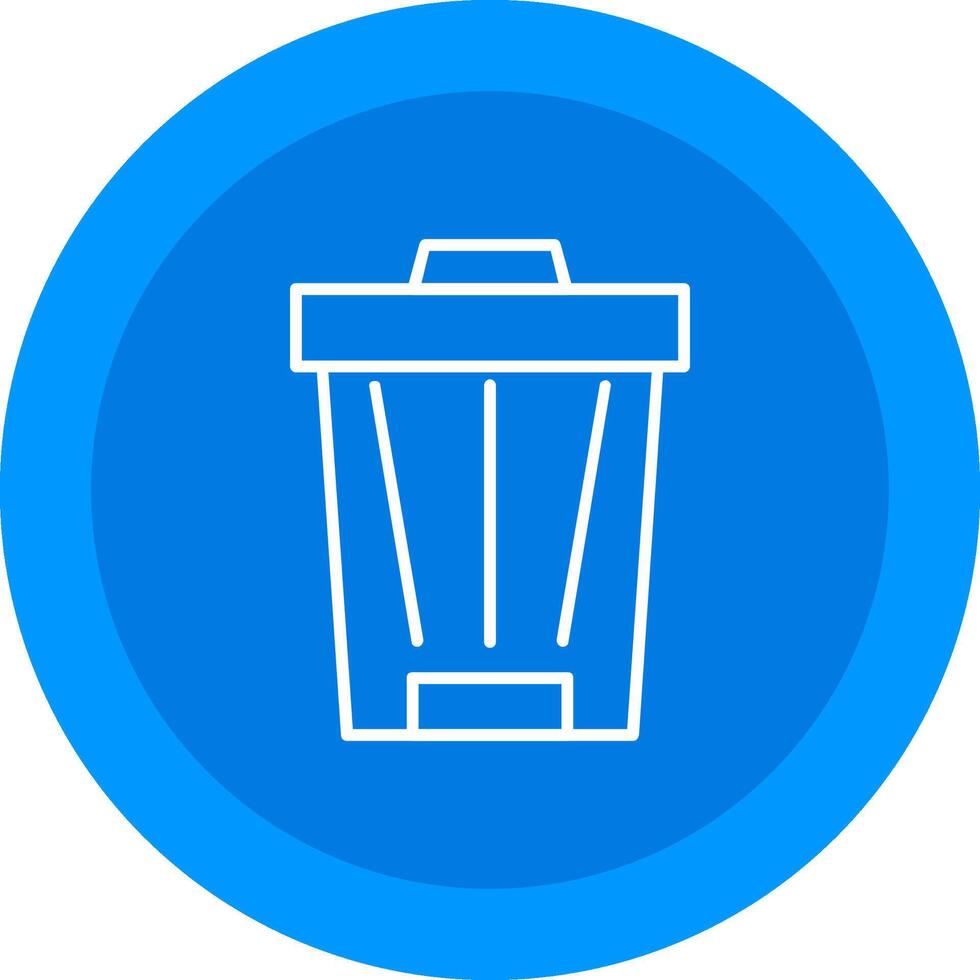 Trash Can Icon Design Symbol vector