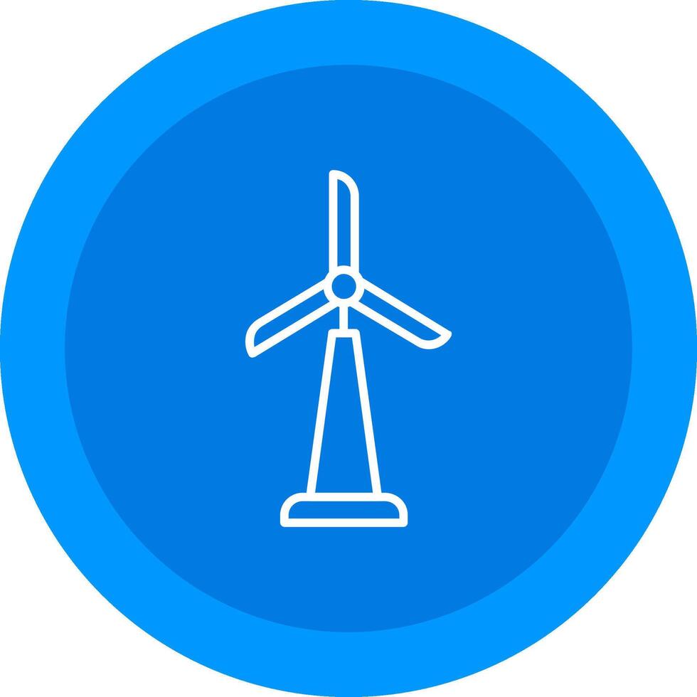 Wind Turbine Icon Design Symbol vector