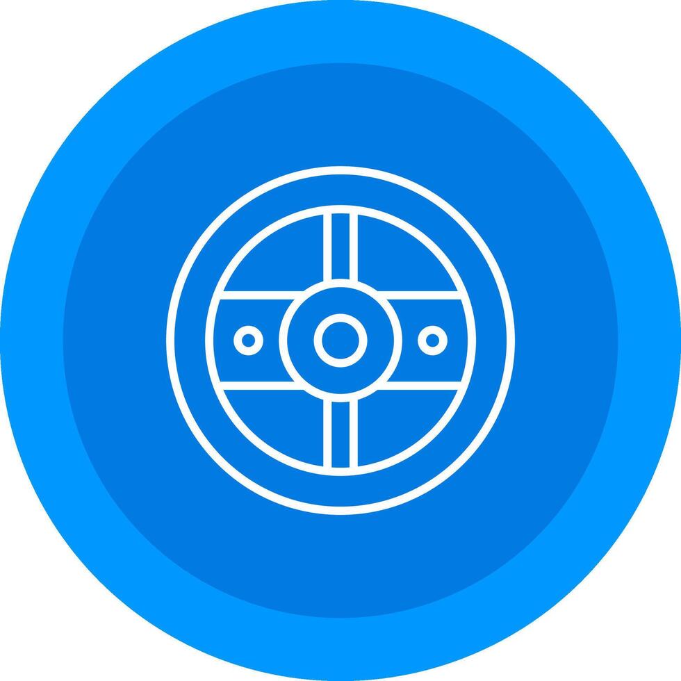 Steering Wheel Icon Design Symbol vector