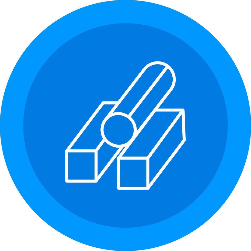 Steel Icon Design Symbol vector