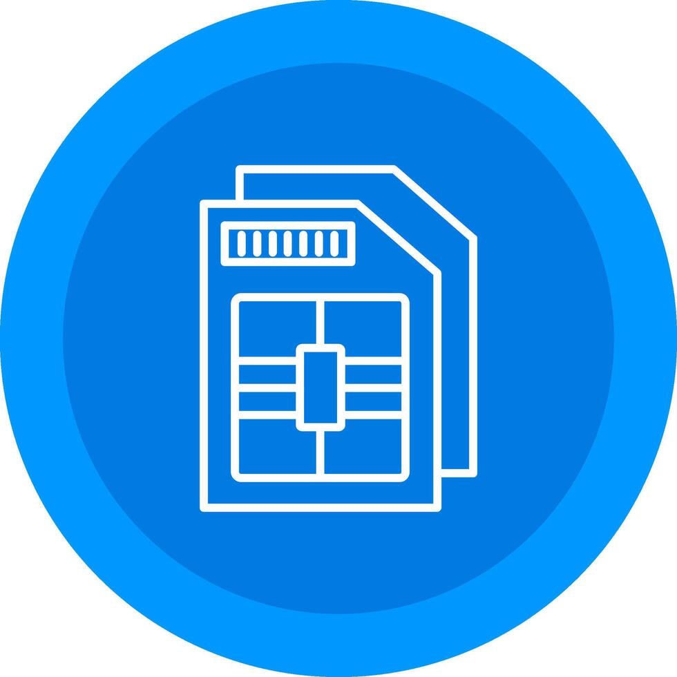 Sim Card Icon Design Symbol vector